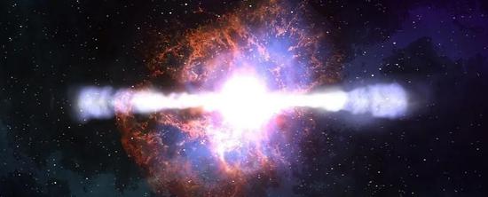  超新星爆發(fā)藝術圖（圖片來源：NASA）