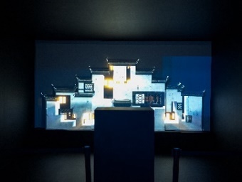 美輪美奐的《徽派建筑時(shí)光之美》藝術(shù)展。受訪方供圖