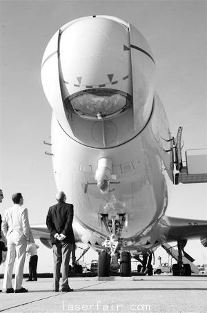 YAL-1機(jī)載激光系統(tǒng)，目前全世界最大的可移動(dòng)激光炮塔裝置